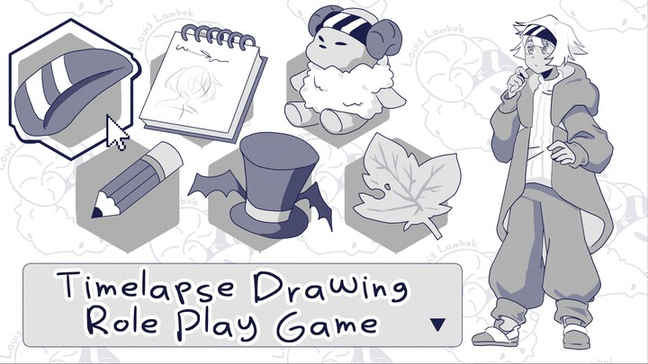 Role Playing Game Timelapse Drawing