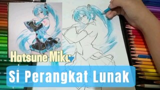 [DRAWING] Hatsune miku speed draw