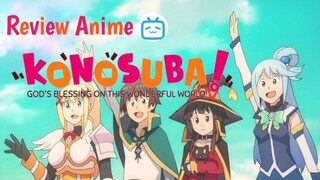 review anime isekai hen**i bersama dewi sengklek "KONOSUBA"