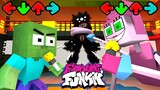 Monster School: Friday Night Funkin vs Mommy Long Legs(Poppy Playtime Chapter 2| Minecraft Animation