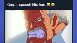 Garp's speech hits hard