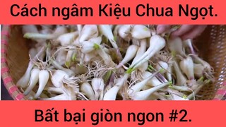 Cách ngâm Kiệu Chua Ngọt bất bại giòn ngon phần 2