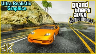 GTA San Andreas Ultra Realistic Graphics Mod Gameplay (PC Gameplay, 60FPS, 4K) - Looks Like GTA 5