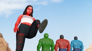 DAME Tu Cosita's HUNGER #Shorts |48 (Red She-HULK VS HULK Army Vs Dame-HULK)