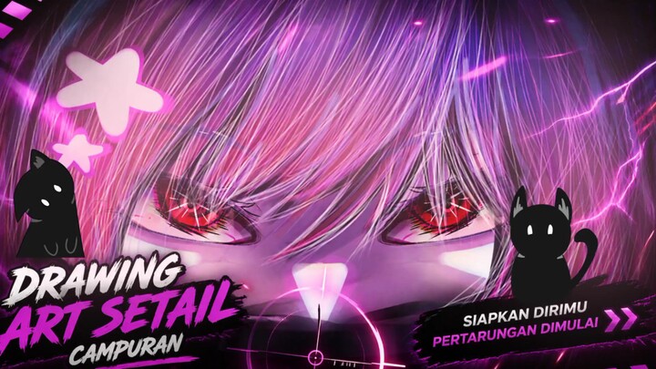 DRAWING ART SETAIL: campuran
