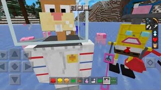 SpongeBob ADDON in Minecraft PE