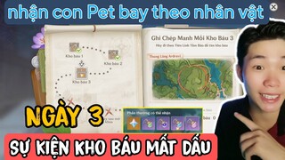 cách chơi sự kiện kho báu mất dấu Genshin Impact | ghi chép Manh mối bị mất dấu ngày 3