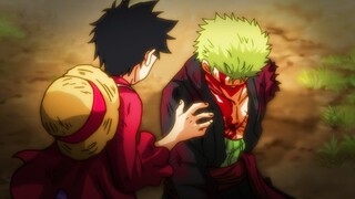 Luffy's Reaction Seeing Zoro Dying in Front of Him - One Piece