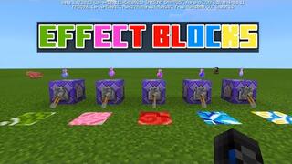 How to put an Effects in the Blocks in Minecraft using Command Blocks