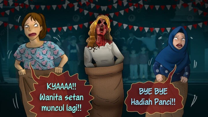 Kisah Hantu yg selalu Muncul di Lomba Agustusan #HORORMISTERI Kartun Hantu ANima