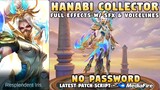 Hanabi Collector Skin Script No Password | Hanabi Riverland Phoenix Skin Script | Mobile Legends