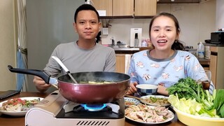 Tuyết Rơi Lạnh Quá Ăn Lẩu Cua Đồng Cho Ấm | Út Đạt Cuộc Sống Nhật | # 240