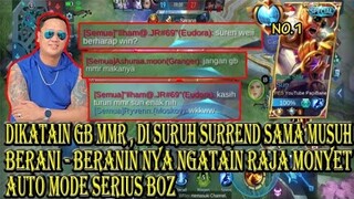 BLOM MENANG MUSUH UDA NGAKATA2IN SUPREME 1 GB MMR AUTO KITA COMEBACK LAH
