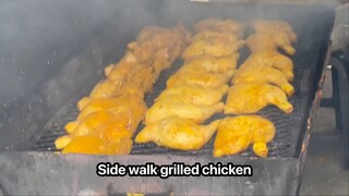 Let’s eat!!! Street food Bbq chicken