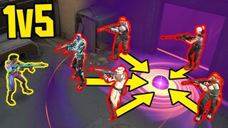 When VALORANT Players Win The IMPOSSIBLE 1v5...