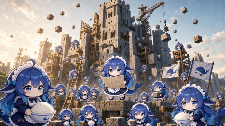 Let 1,000 big blue fish build an empire for me.