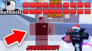 BLADE BALL NEW UPDATE JUGGERNAUT MODE IS INSANE in Roblox Blade Ball