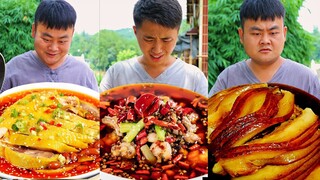 mukbang | Roast Duck | Snail noodles | fried chicken | crayfish | mukbangs | songsong and ermao