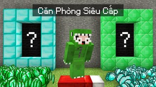 Minecraft Bedwars, Nhưng Chế Tạo Căn Phòng Siêu Vip *Sở Hữu Vũ Khí Súng Hacker 1 Hit Troll Noob Team