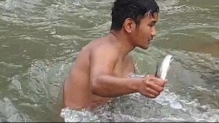 Hand Fishing in Nepal | Hatkela Fishing in Nepal | Asala Fishing |