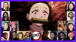 Zenitsu Saves Nezuko Reaction Mashup | Mugen Train