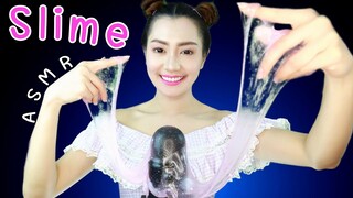 ASMR SLIME IN YOUR EARS 👻 ASMR สไลม์ เล่นบนไมค์ เสียงยืดหนึบหนับ