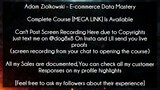 Adam Ziolkowski - E-commerce Data Mastery Course Download | Adam Ziolkowski Course