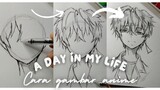 A DAY IN MY LIFE (cara gambar cowok anime)