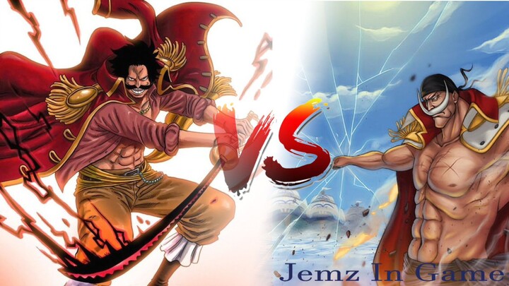 GOL D. ROGER VS WHITEBEARD  Full Fight HD | Which one will win? | One piece | Jemz In Game