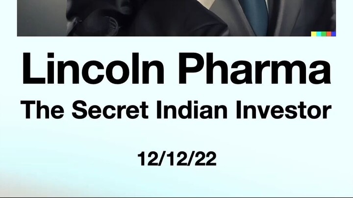 The Secret Indian Investor - Stock Ideas #1 - Lincoln Pharma