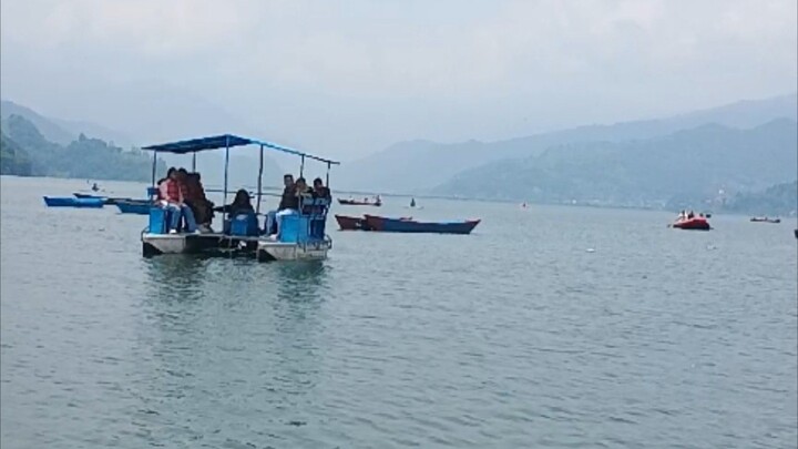 Fewa Lake Pokhara🇳🇵 Nepal #Pokhara #bilibili #FewalLake #RamKafle #boating #Nature