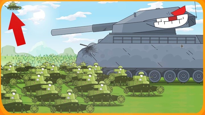 【坦克动画】巨鼠 VS 1000辆MS-1 （补档）