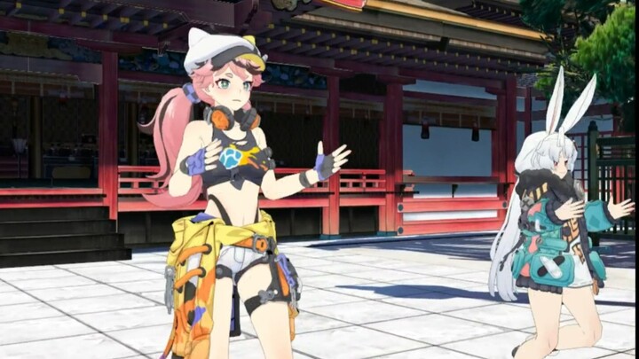 [Codename Infinity MMD] Aerobics with Taffy and Bansi