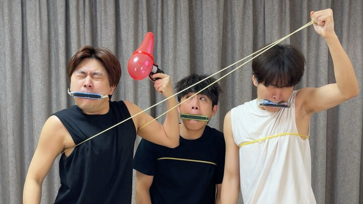 Come and watch the three-person Russian roulette!