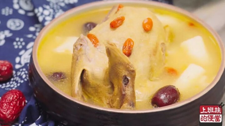 【وجبة الغداء للموظفين】للتغلب على برودة اليدين والقدمين، لدي حساء لذيذ!