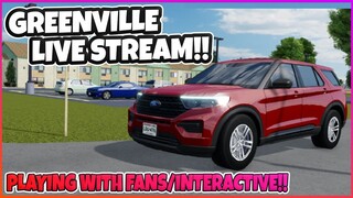 GREENVILLE LIVE STREAM #41 || 🔴LIVE GREENVILLE ROBLOX