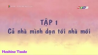 Shin Cậu Bé Chì Lồng Tiếng Trọn Bộ • Tập 1 - Cả Nhà Mình Dọn Tới Nhà Mới