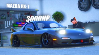 MODIFIKASI MAZDA RX-7 MESIN ROTARY 3000HP ! DI GTA 5 ROLEPLAY