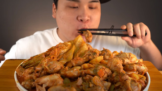 [Mukbang] - Súp chân gà rán