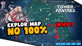 Alasan Gua Explor Map Gak Sampai 100% - TOWER OF FANTASY