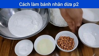 Cách làm bánh nhân dừa p2