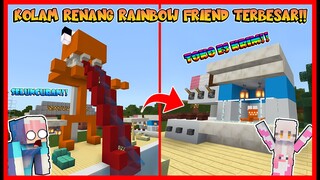 ATUN & MOMON BANGUN WAHANA KOLAM RENANG RAINBOW FRIEND TERBESAR di Minecraft !! Feat @sapipurba