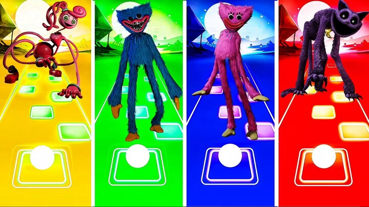 波比游戏时间角色大乱斗！Mommy Long Legs vs Huggy Wuggy vs Kissy Missy vs CatNap