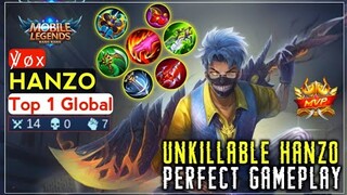 Top 1 Global Hanzo | Full Gameplay by [ ℣øx ] - Mobile Legends Bang Bang