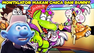 ANIMASI MONTIGATOR YANG MAKAN TELINGA KELINCI FNAF