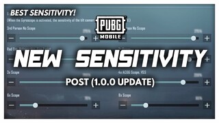 NEW SENSITIVITY SETTINGS (Post 1.0 PUBG Mobile Update)