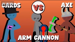 card vs arm cannon vs axe episode 3