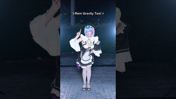 Rate the gravity from 1 to 10 #anime #rem #rezero #cosplay #fyp #gravity #waifu