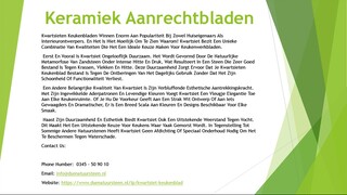 Keramiek Aanrechtbladen