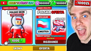 Odblokowałem ✅ PIERWSZY *POLSKI SKIN* 🇵🇱 i (POLSKA OFERTA) ⚠️ (COŚ SPECJALNEGO) 🚫 w Stumble Guys!